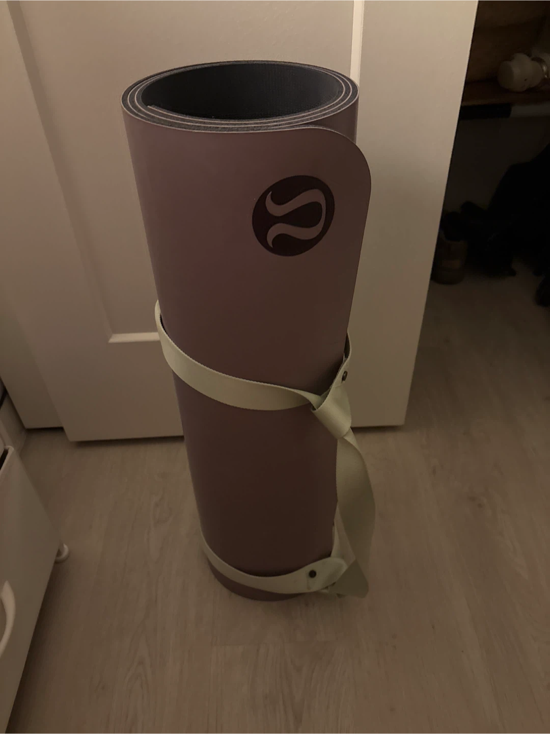 Lululemon Yoga Mat with Strap - lavender Purple