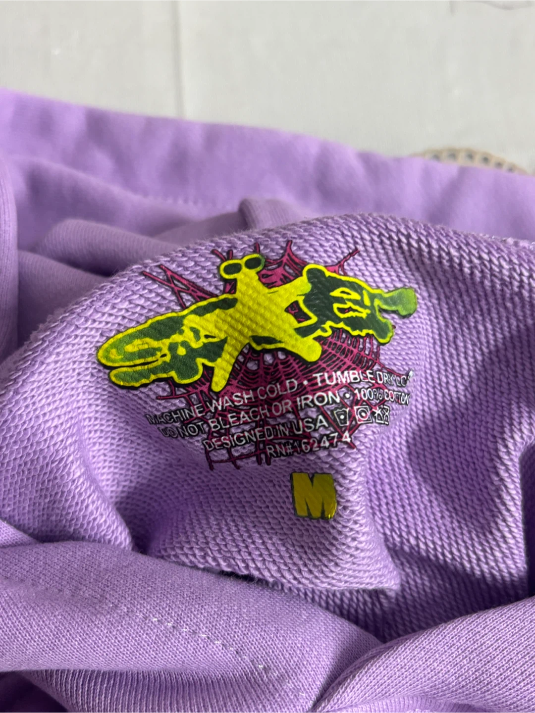Brand new Açai Sp5der Hoodie Purple