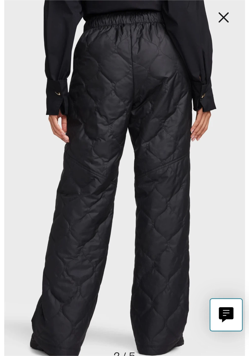 Nike Quilted Black Pants - photo 2