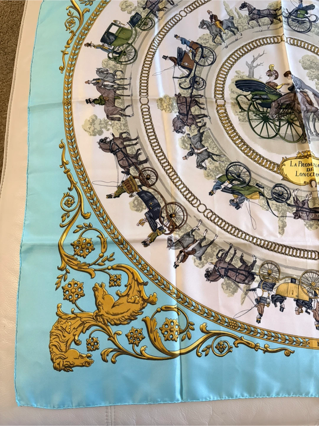 Hermès 'La Promenade de Longchamps' Silk Scarf - photo 5