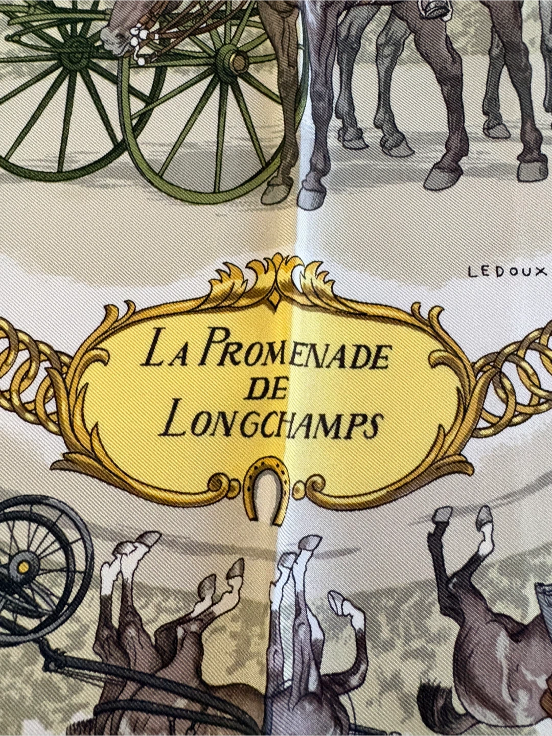 Hermès 'La Promenade de Longchamps' Silk Scarf - photo 3
