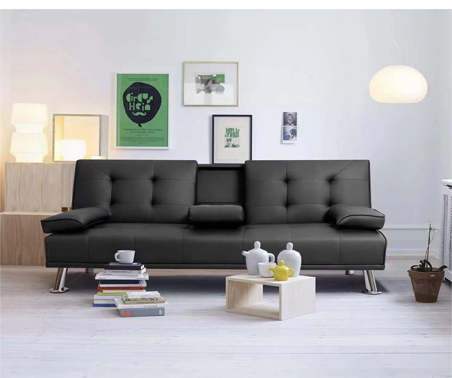 Black Futon Sofa