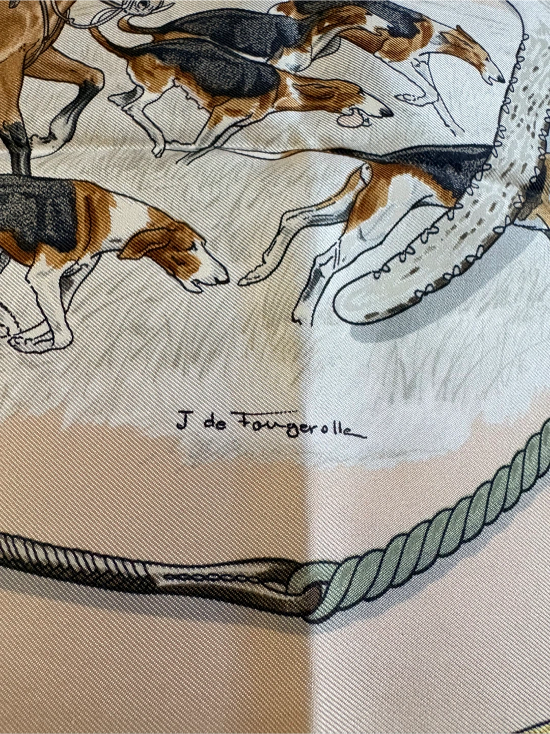 Hermès 'Le Laisser Courre' Silk Scarf - photo 3