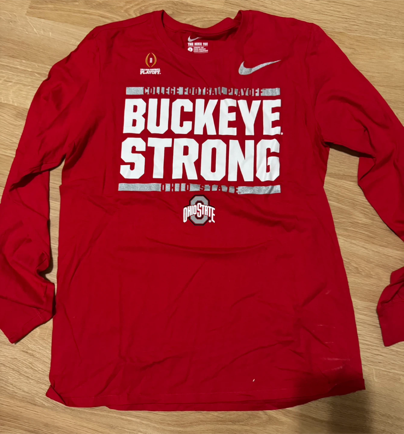 Nike Buckeye Strong Ohio State Long Sleeve - L