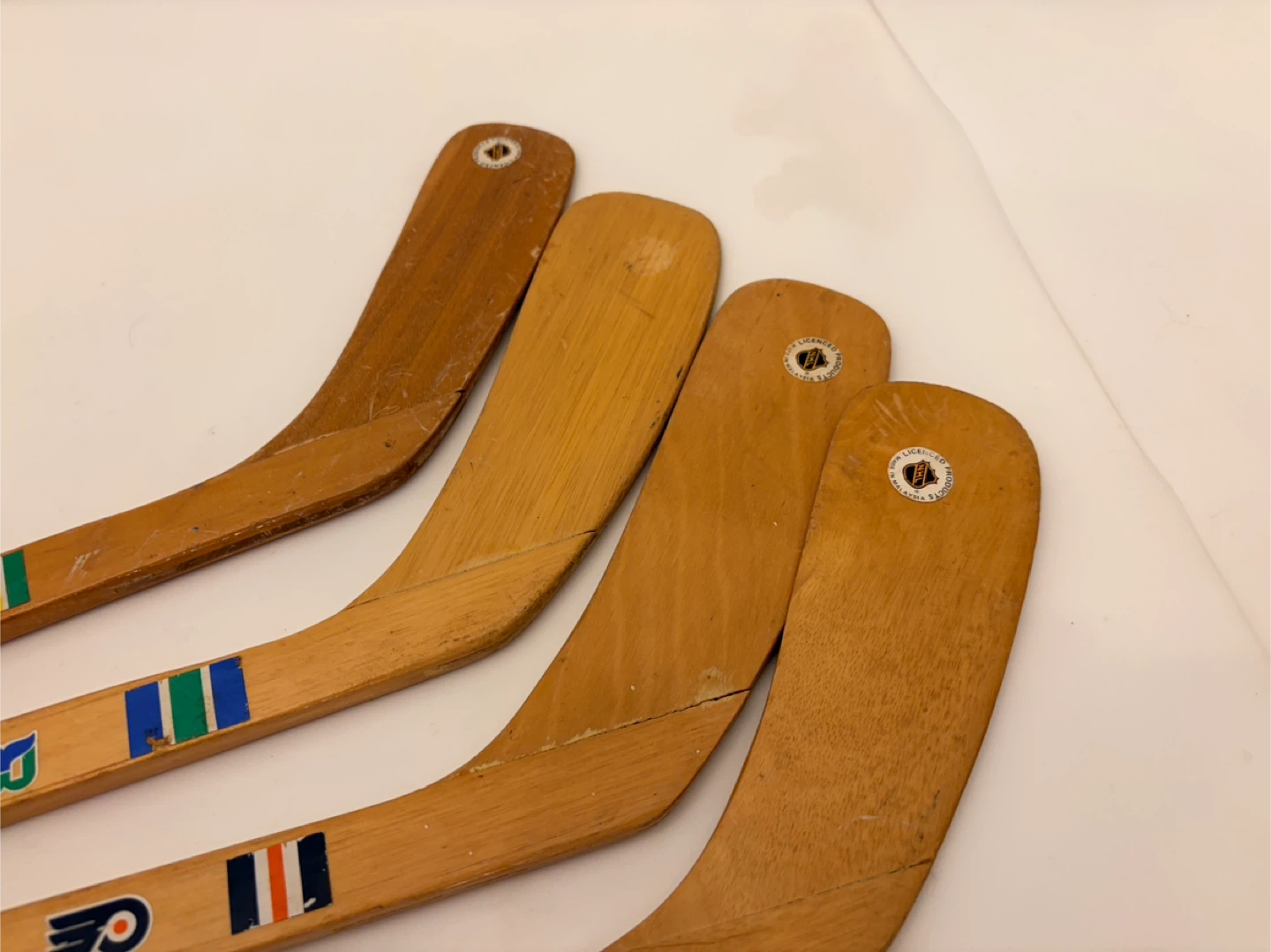 Old Vintage NHL Wooden Mini Hockey Sticks - photo 4