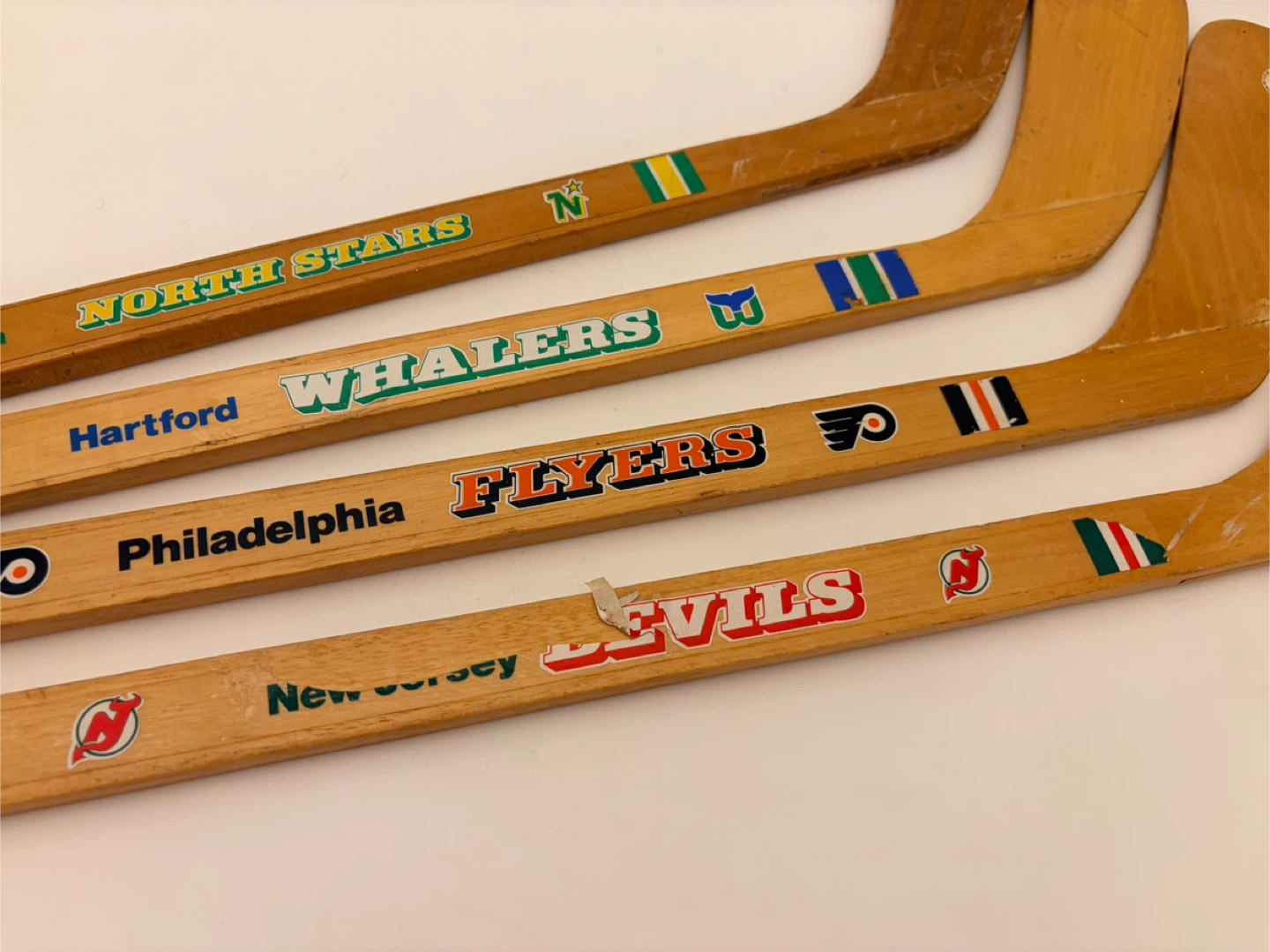 Old Vintage NHL Wooden Mini Hockey Sticks - photo 3
