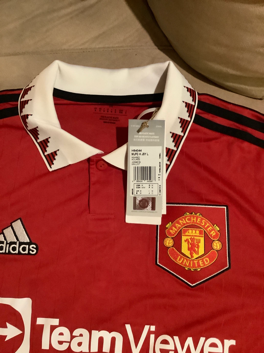 New w/tags Adidas Manchester United Ronaldo #7 Jersey - Size M - photo 2