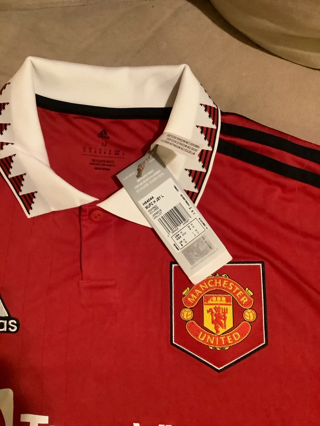 New w/tags Adidas Manchester United Ronaldo #7 Jersey - Size M - photo 4