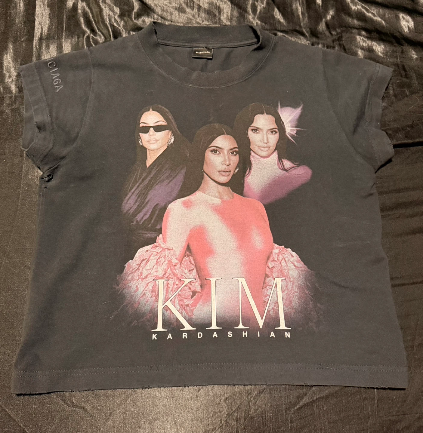 Balenciaga Kim Kardashian Skrunk Fit  T-shirt Size XL
