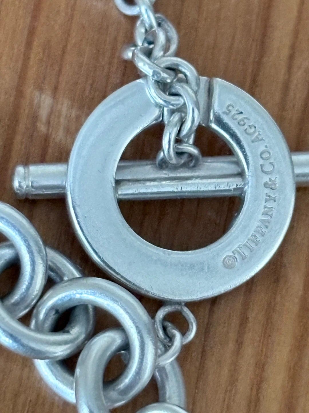 💯 Authentic Tiffany and Co RTT Heart Tag Toggle Bracelet - photo 5