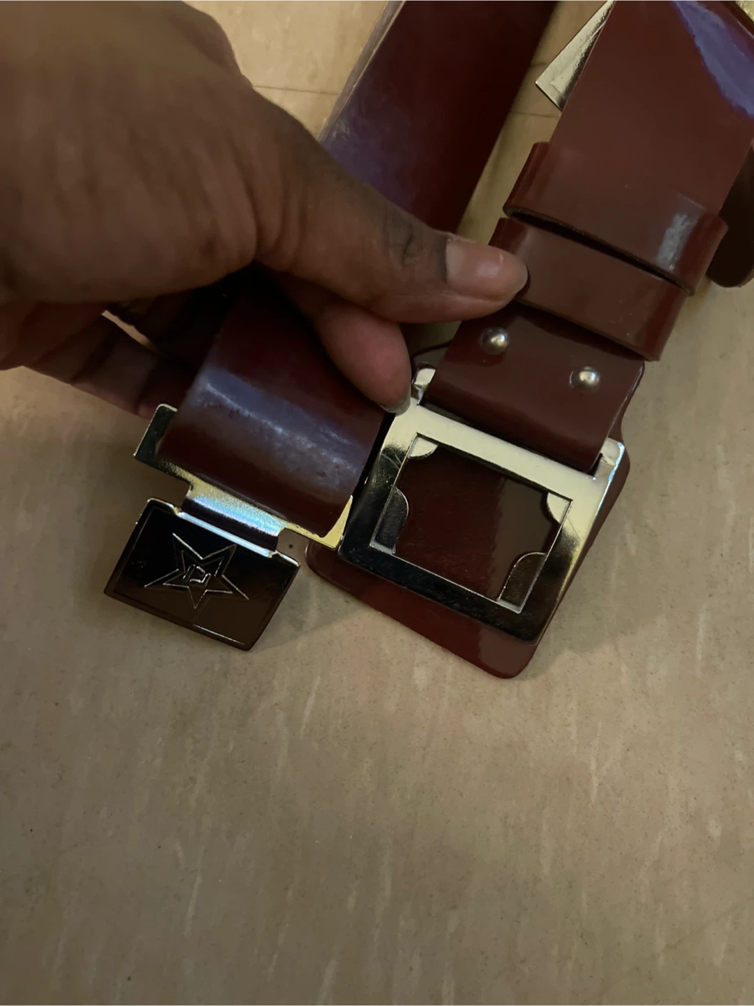 Brown Leather Belt - photo 2