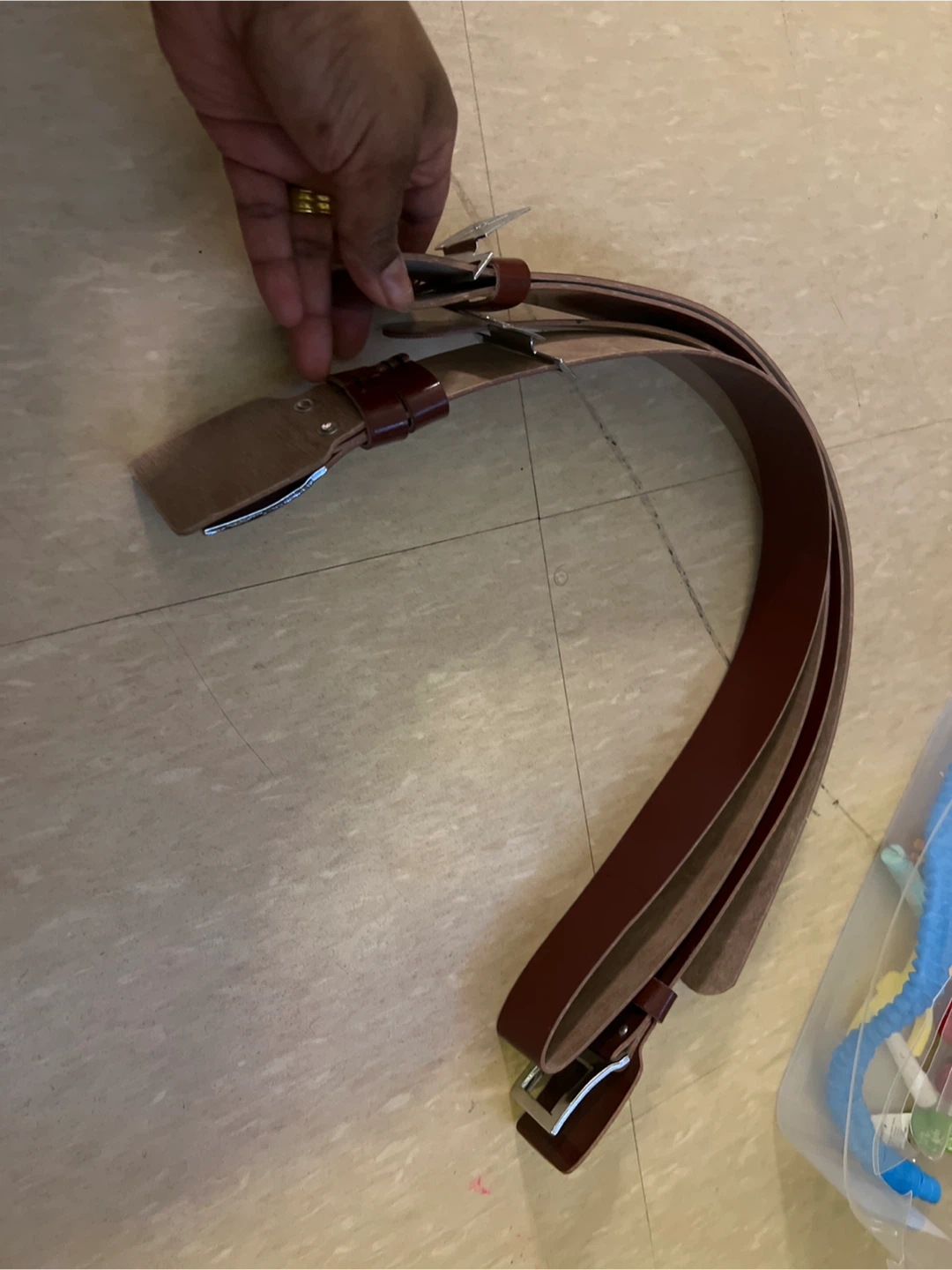 Brown Leather Belt