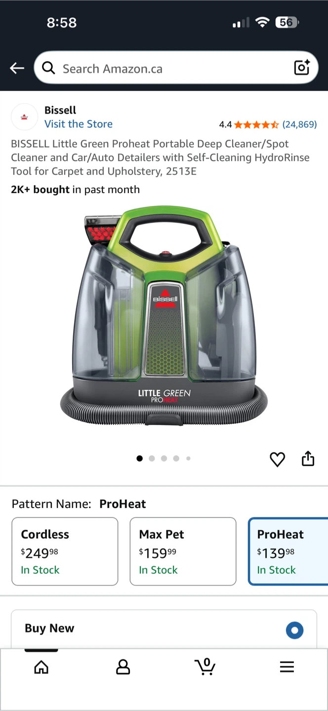Bissell Little Green ProHeat Deep Cleaner - Like New!