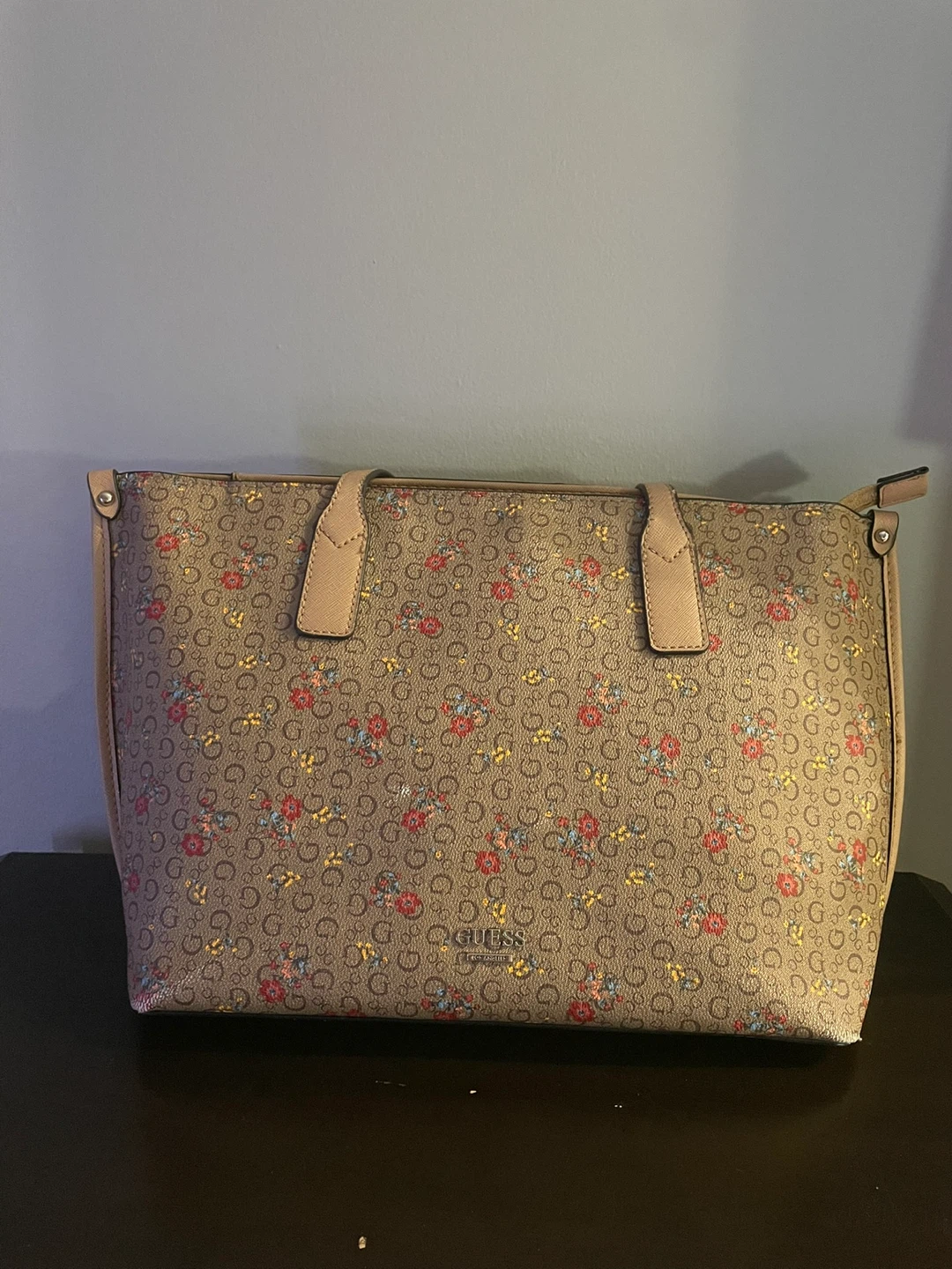 Guess Floral Print Tote Bag - photo 3