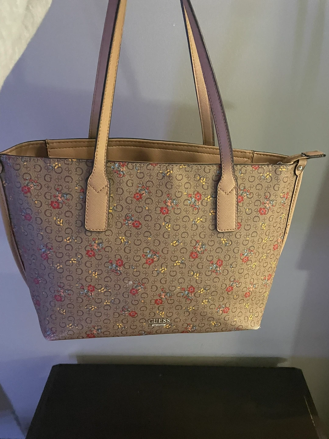 Guess Floral Print Tote Bag