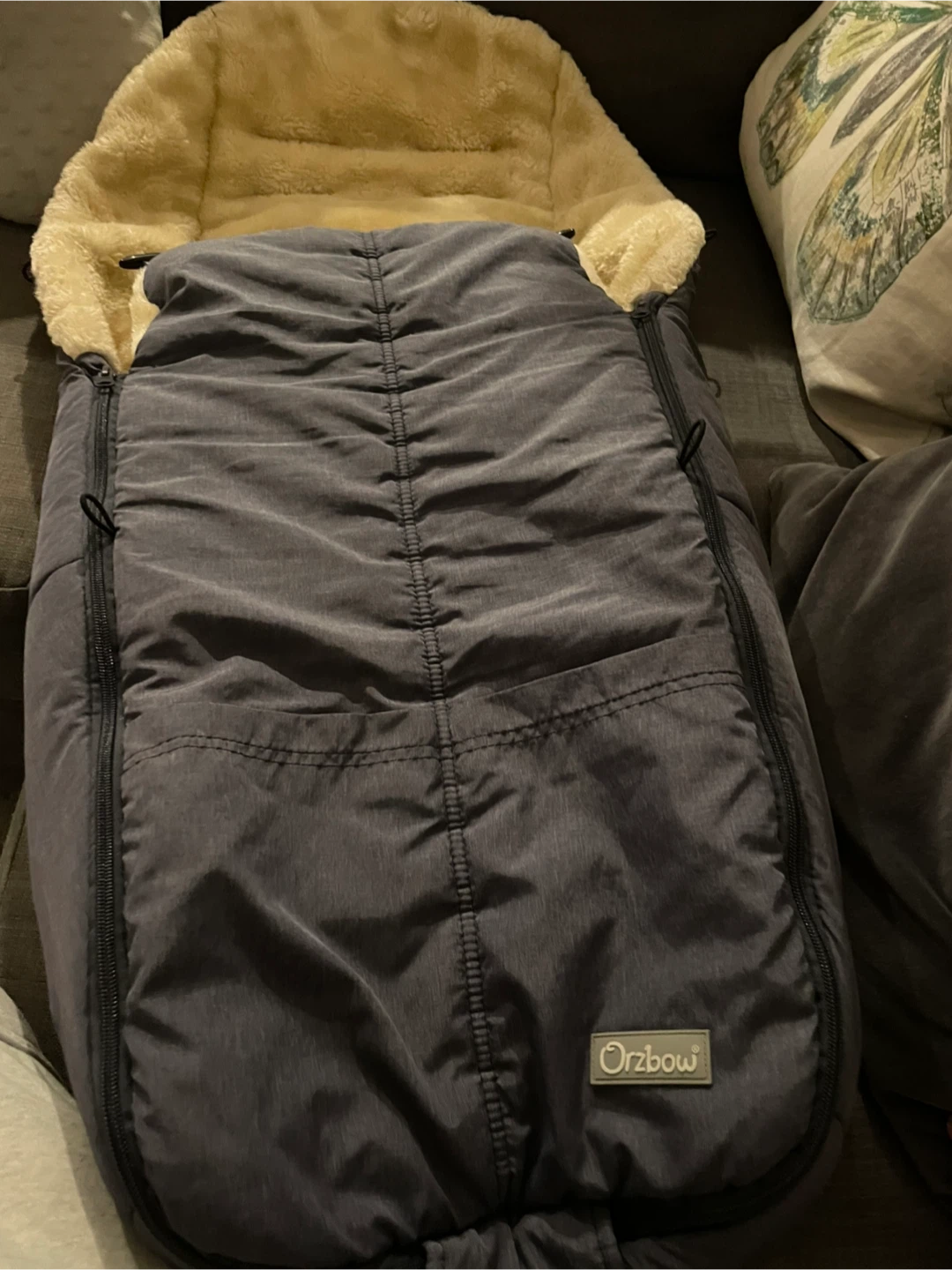Orzbow Stroller Footmuff - Universal XL - Dark Grey - photo 2