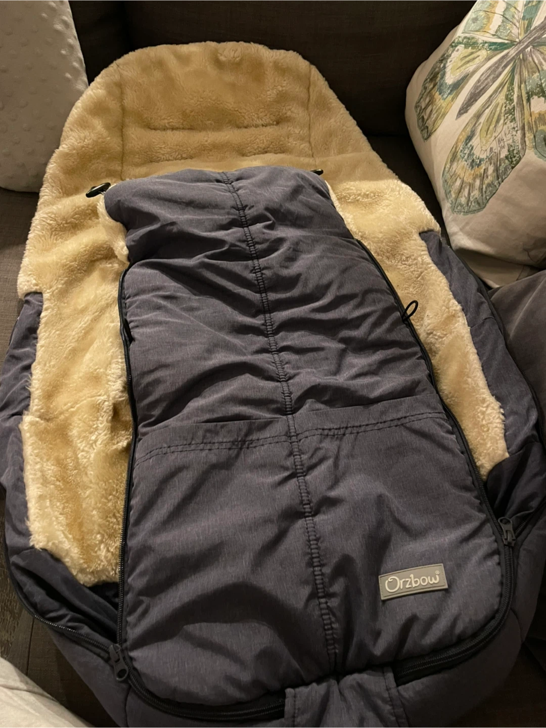 Orzbow Stroller Footmuff - Universal XL - Dark Grey - photo 3