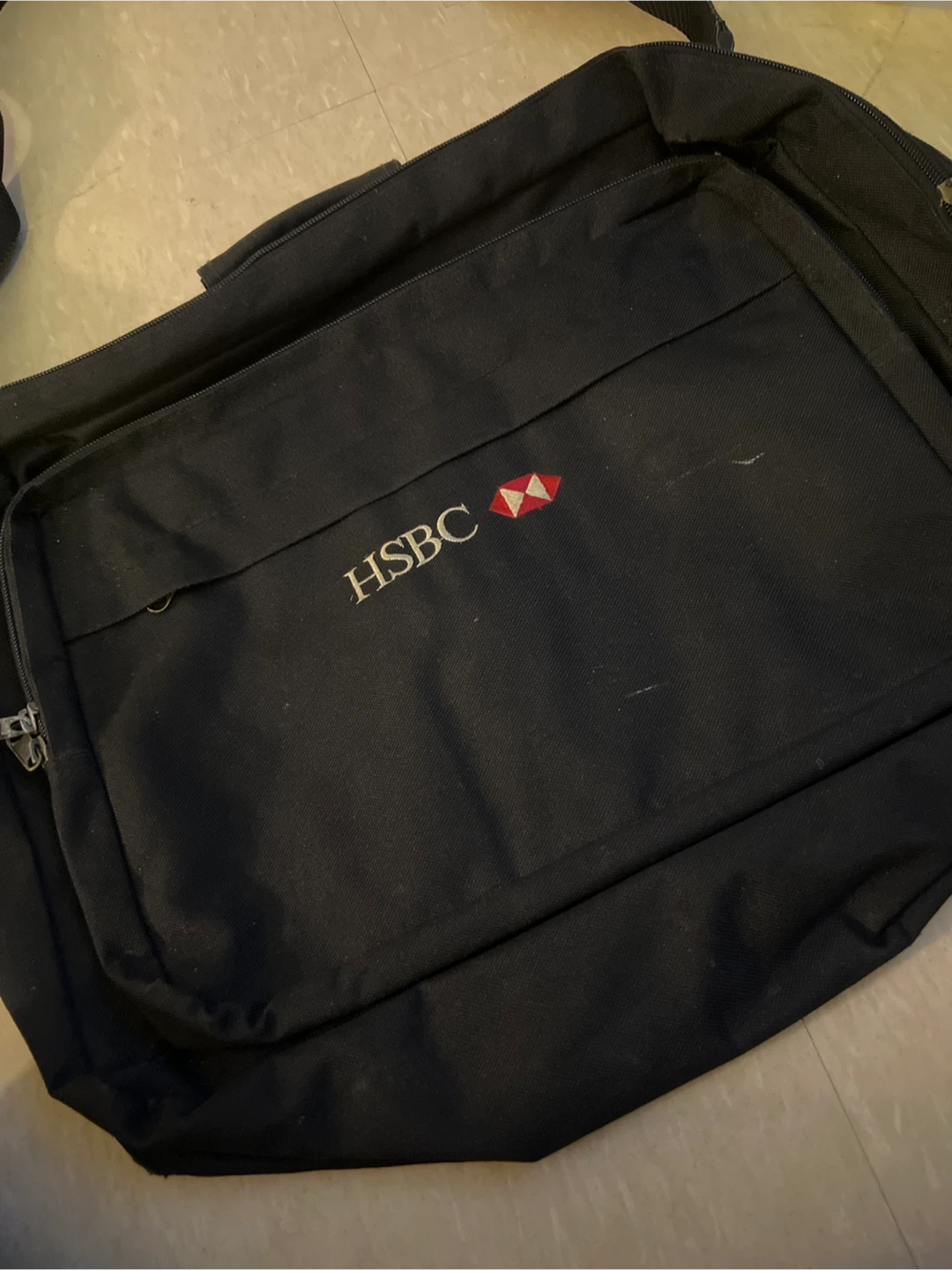 HSBC Black Laptop Bag