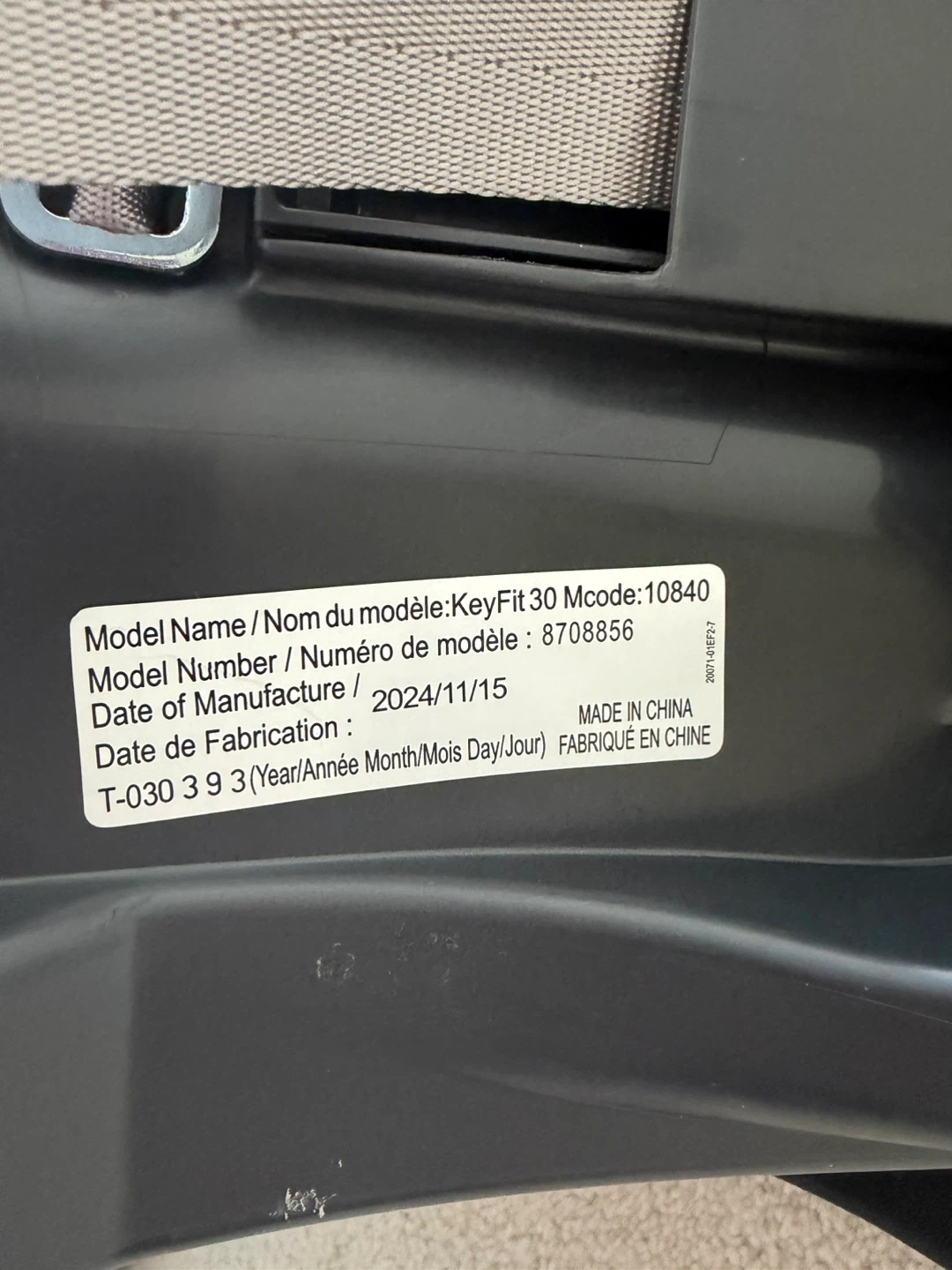 Chicco Infant Car Seat - Keyfit 30 with ClearTex - photo 5