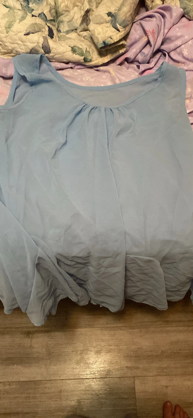 Light Blue Sleeveless Top