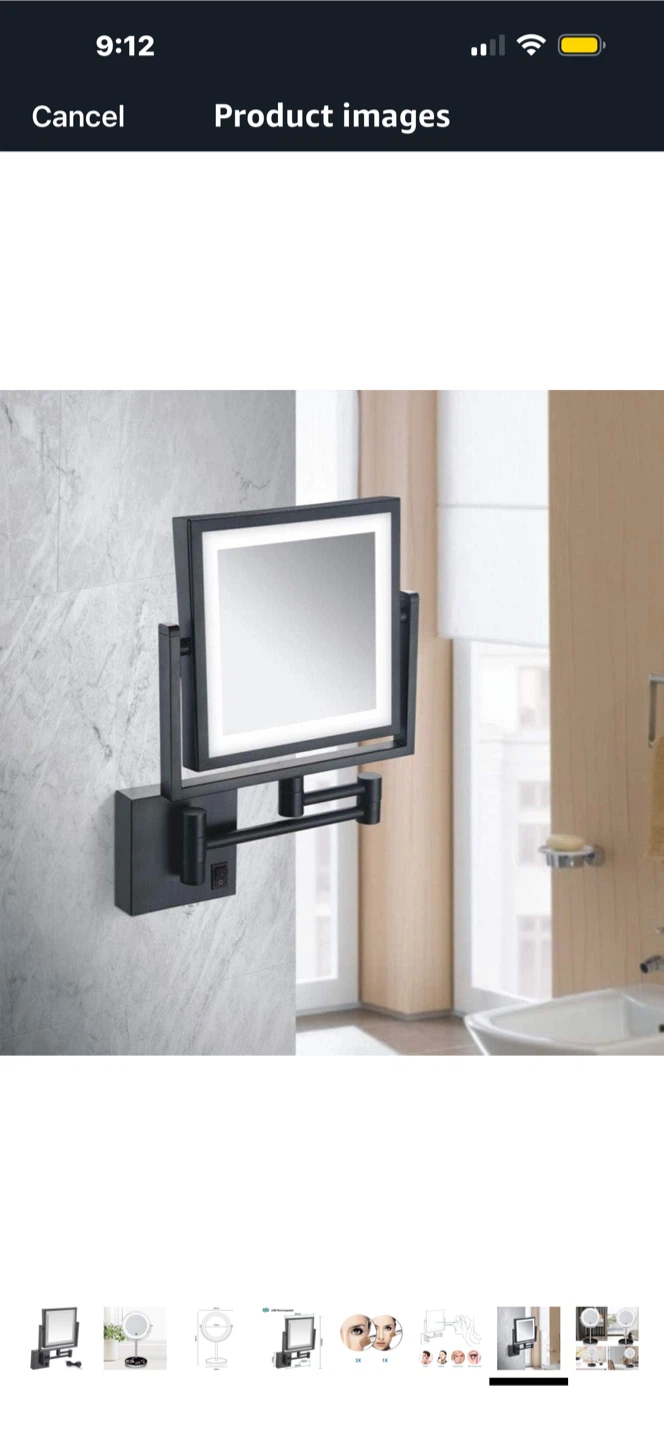 KFNXFPNZG LED Makeup Mirror - Like New! - photo 5