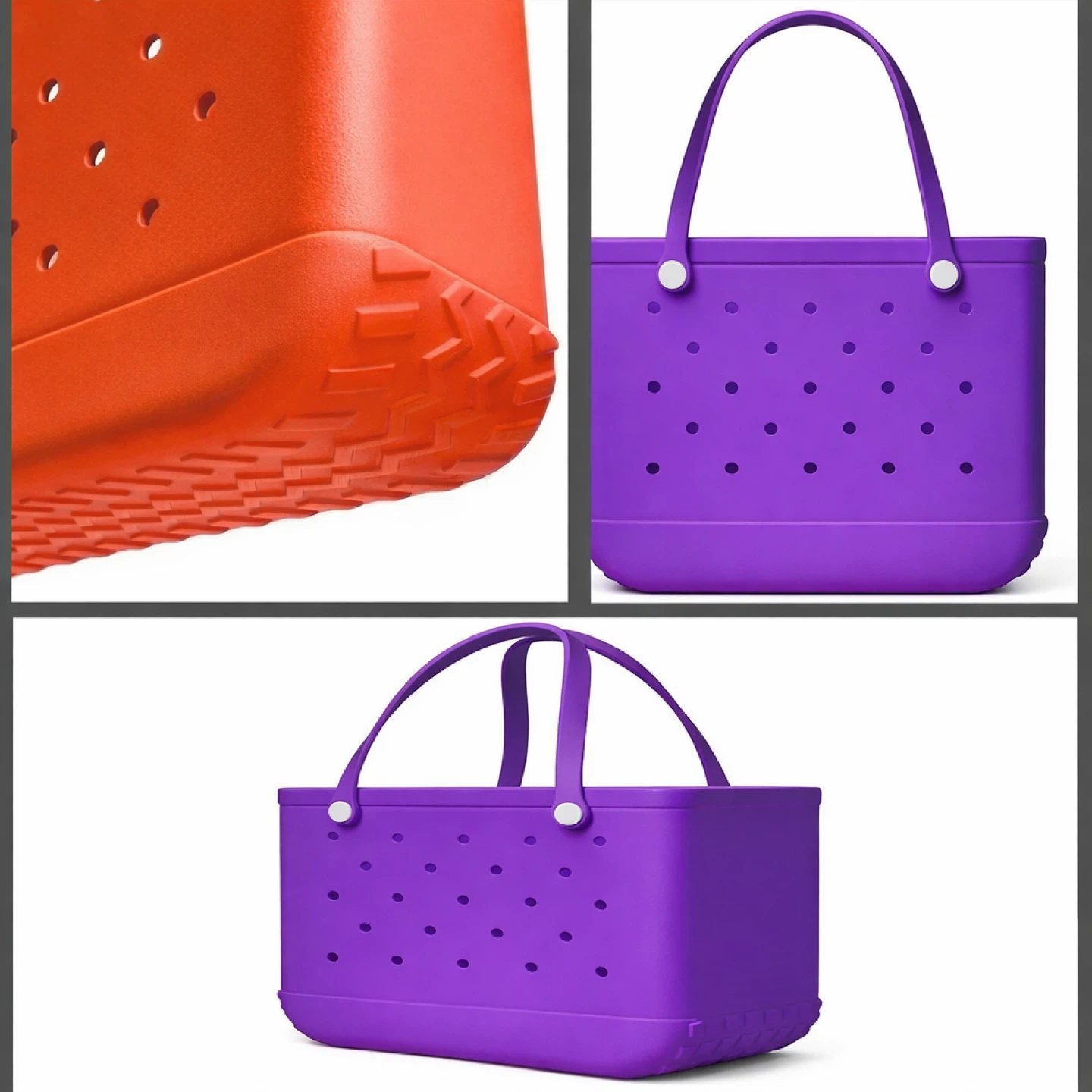 Unbranded Bag Tote - Purple / Orange.   Buy 1 and get 1 Free
