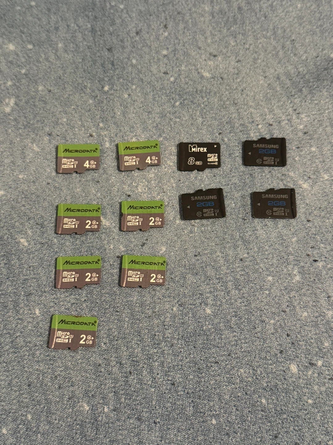 Micro SD Cards - Samsung, Microdata, Mirex