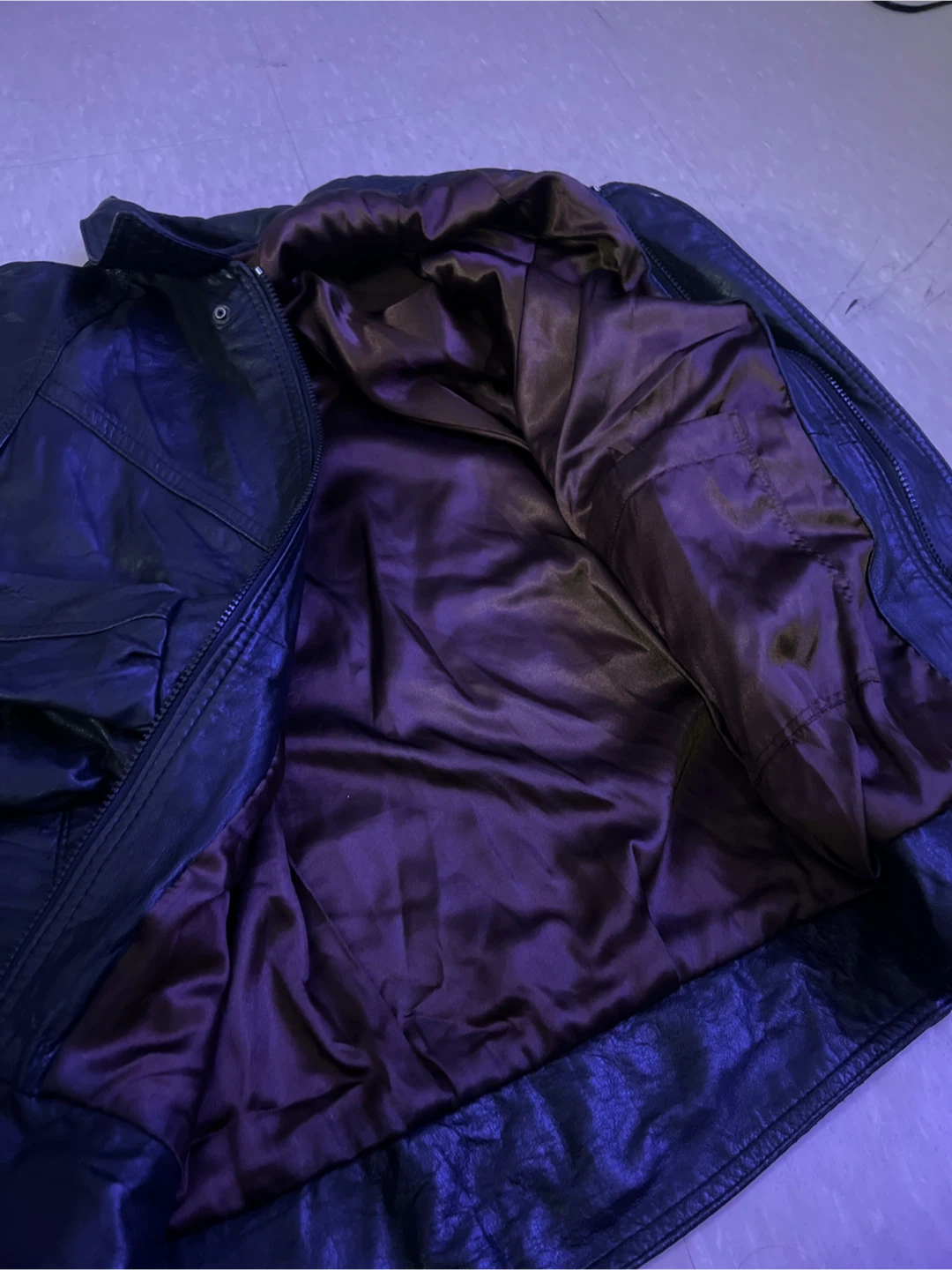 Leather Jacket - Black - photo 2