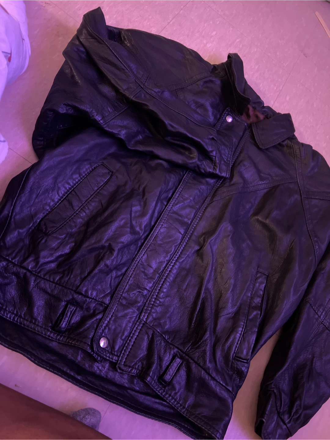 Leather Jacket - Black