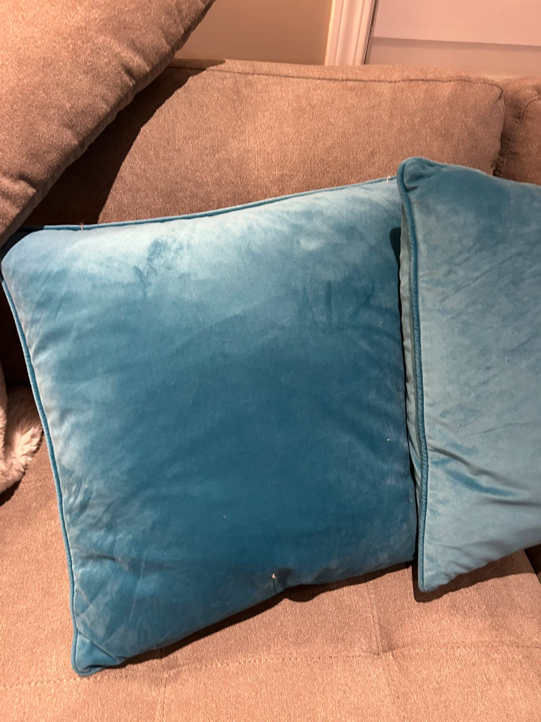 Teal Decorative Throw Pillows - Set of 4 - photo 2