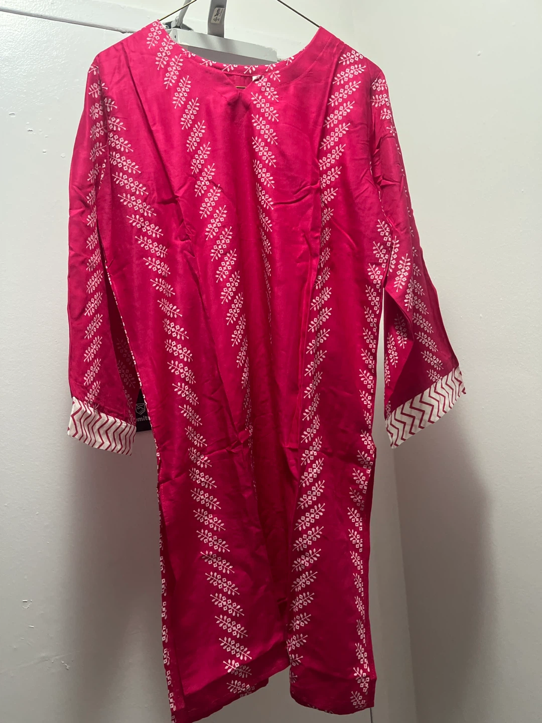 Pink Printed Salwar Kameez Suit