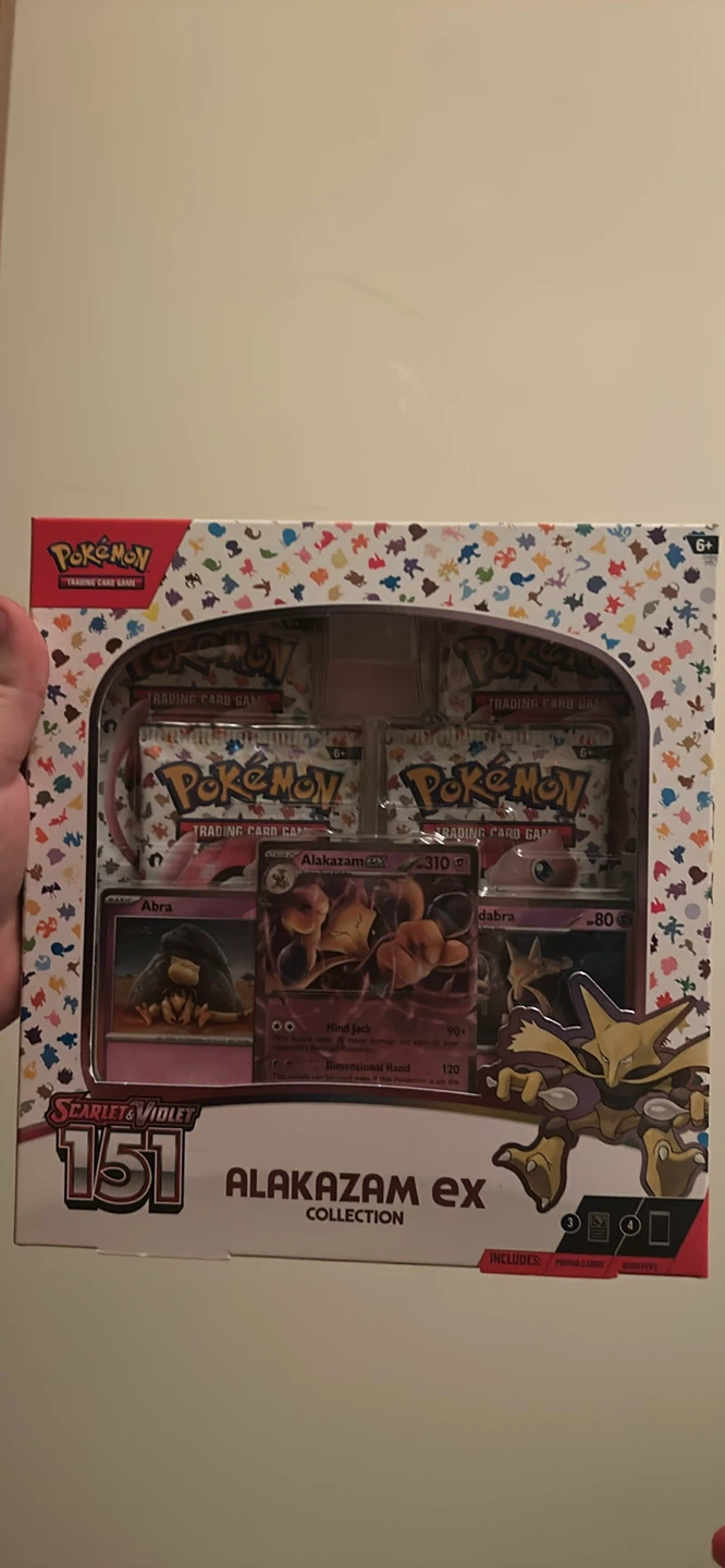 Pokemon Scarlet & Violet 151 Alakazam ex Collection