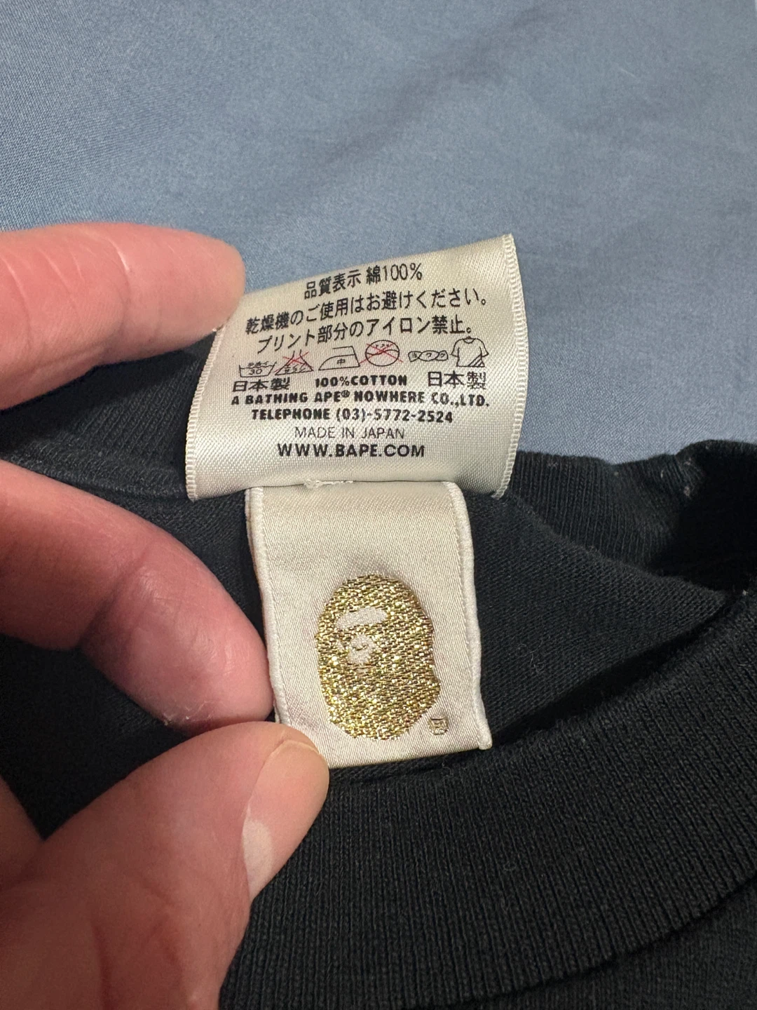 BAPE Black T-Shirt Size M - photo 5