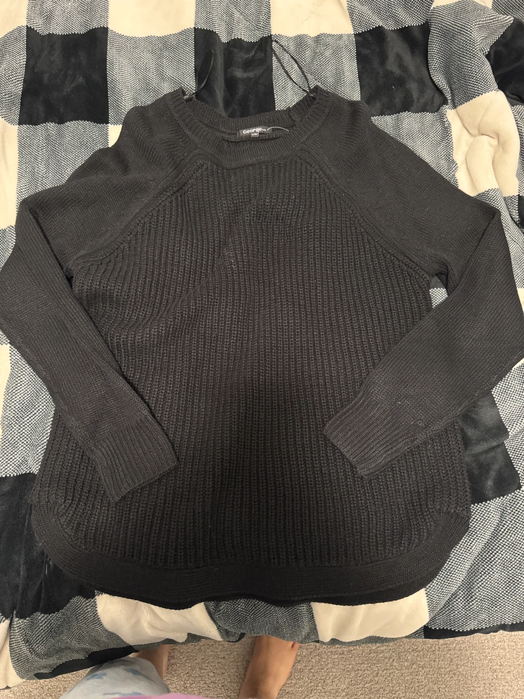 George Black Knit Sweater
