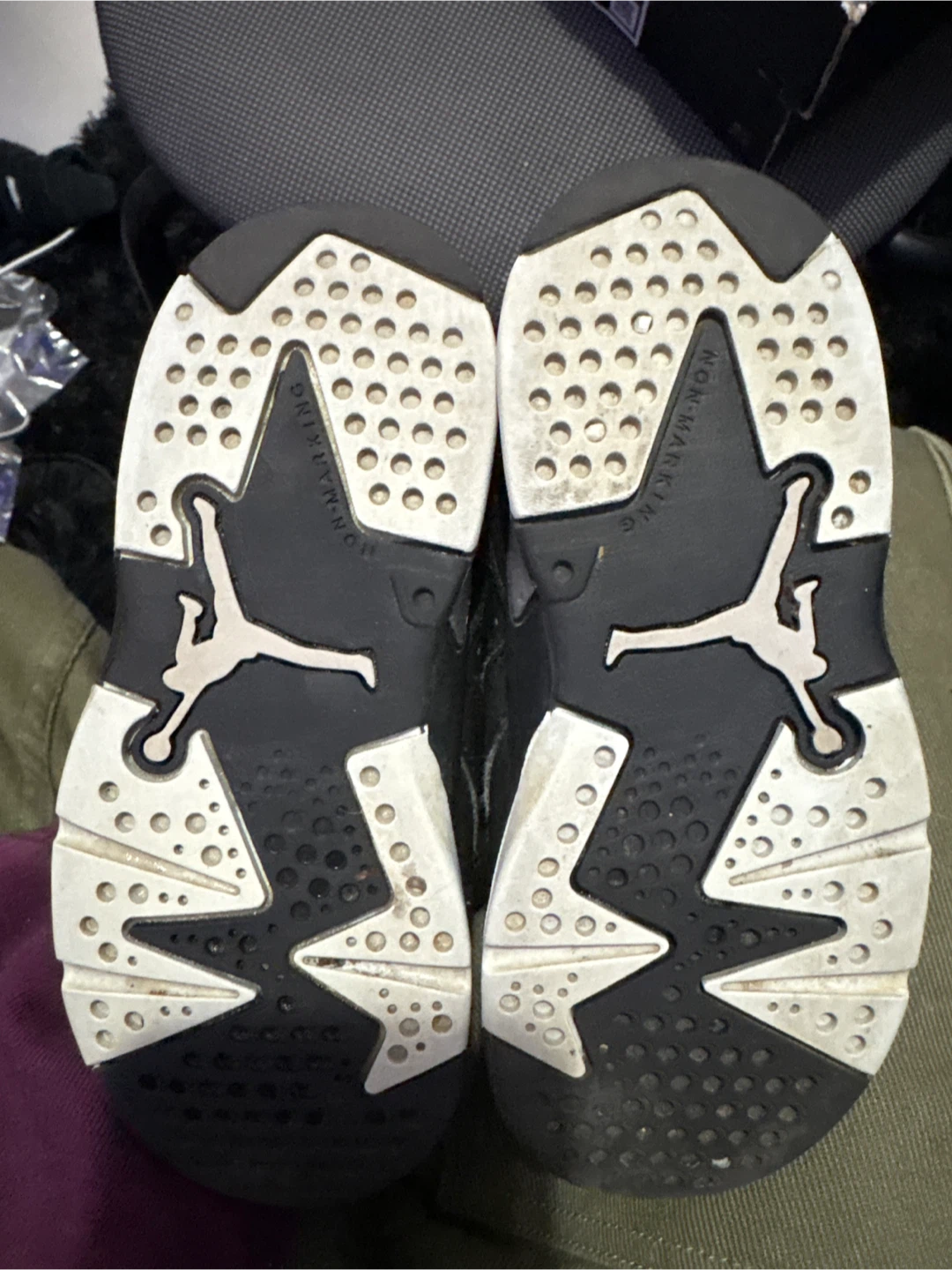 Jordan 6 Retro (TD) Black/Metallic Silver Size 9c - photo 5