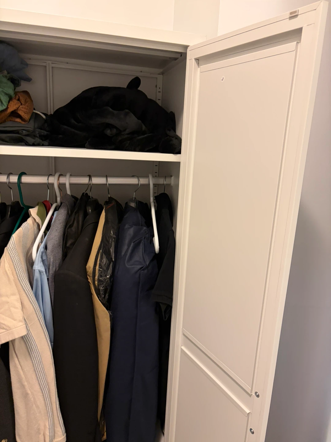 White Wardrobe Cabinet - photo 3