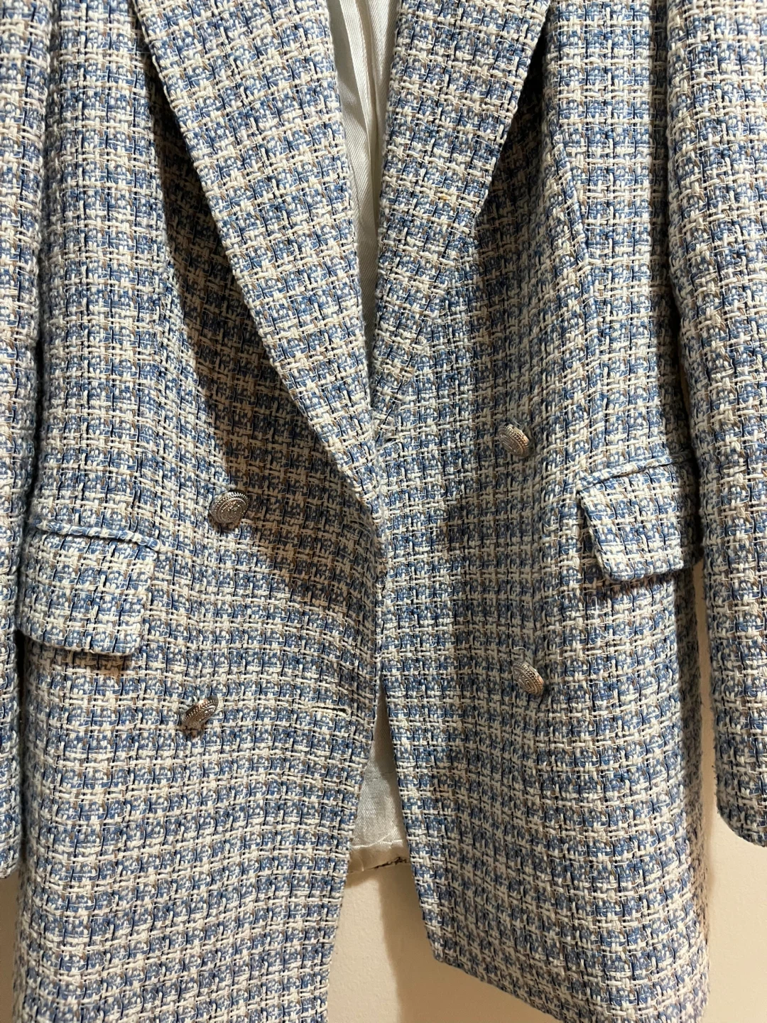 Zara Tweed Blazer - Size S - photo 4