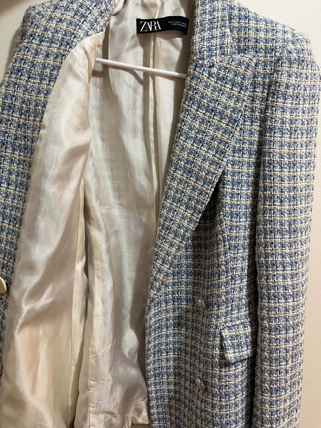 Zara Tweed Blazer - Size S - photo 5