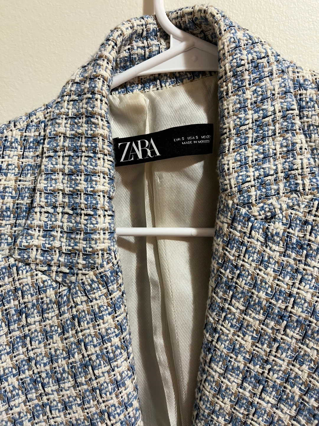 Zara Tweed Blazer - Size S - photo 2