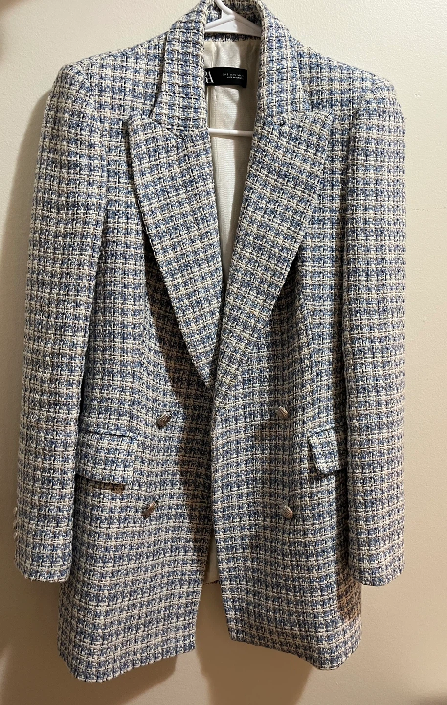 Zara Tweed Blazer - Size S