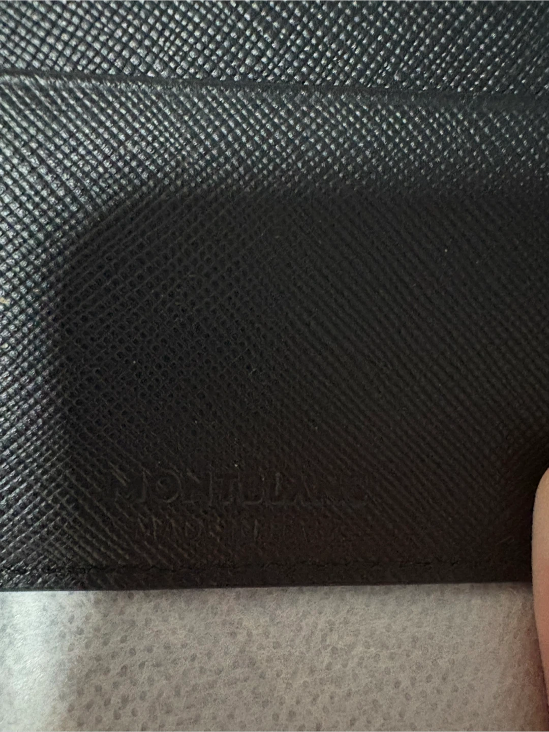 Montblanc Black Leather Wallet - photo 2
