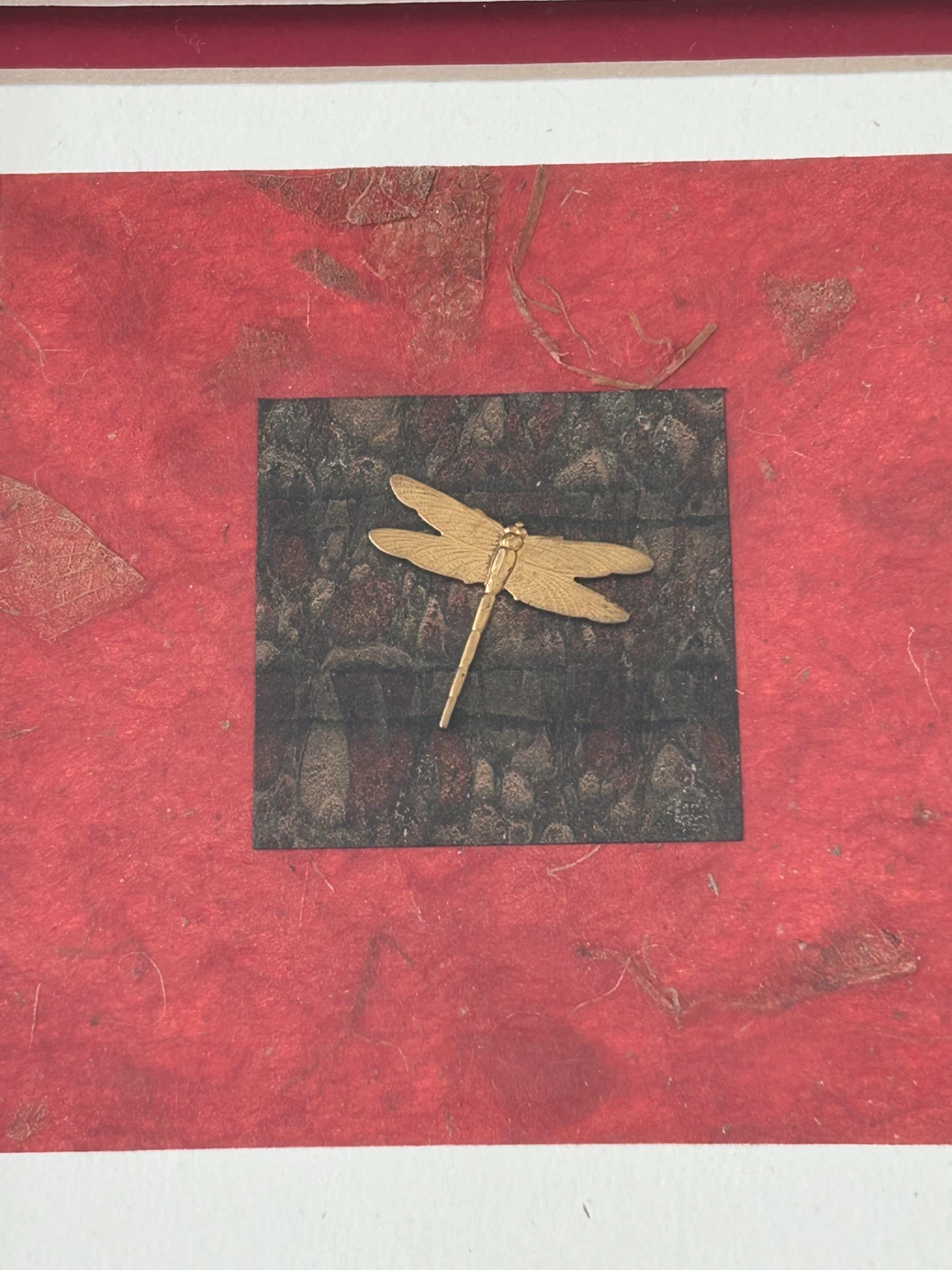 🥕Framed Dragonfly Art - photo 3