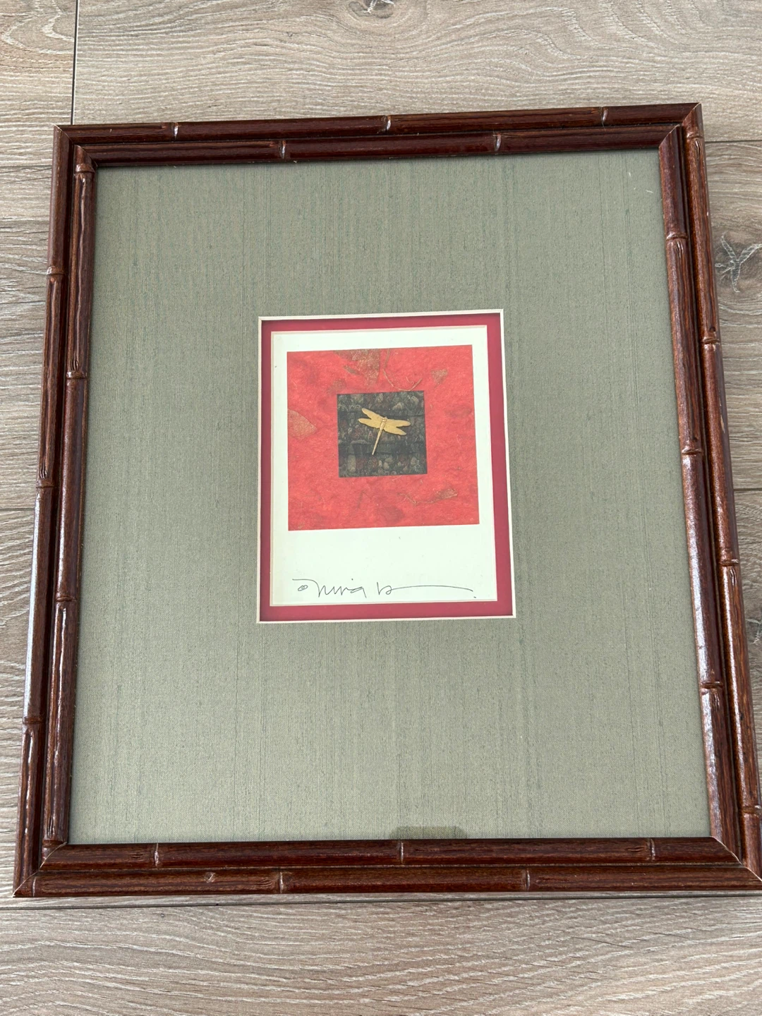 🥕Framed Dragonfly Art - photo 2