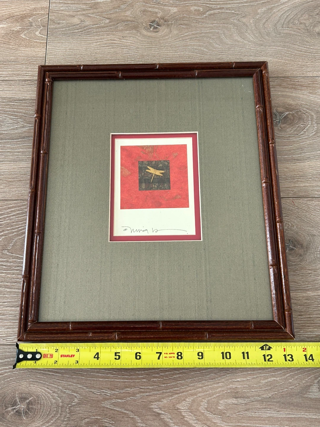 🥕Framed Dragonfly Art - photo 5