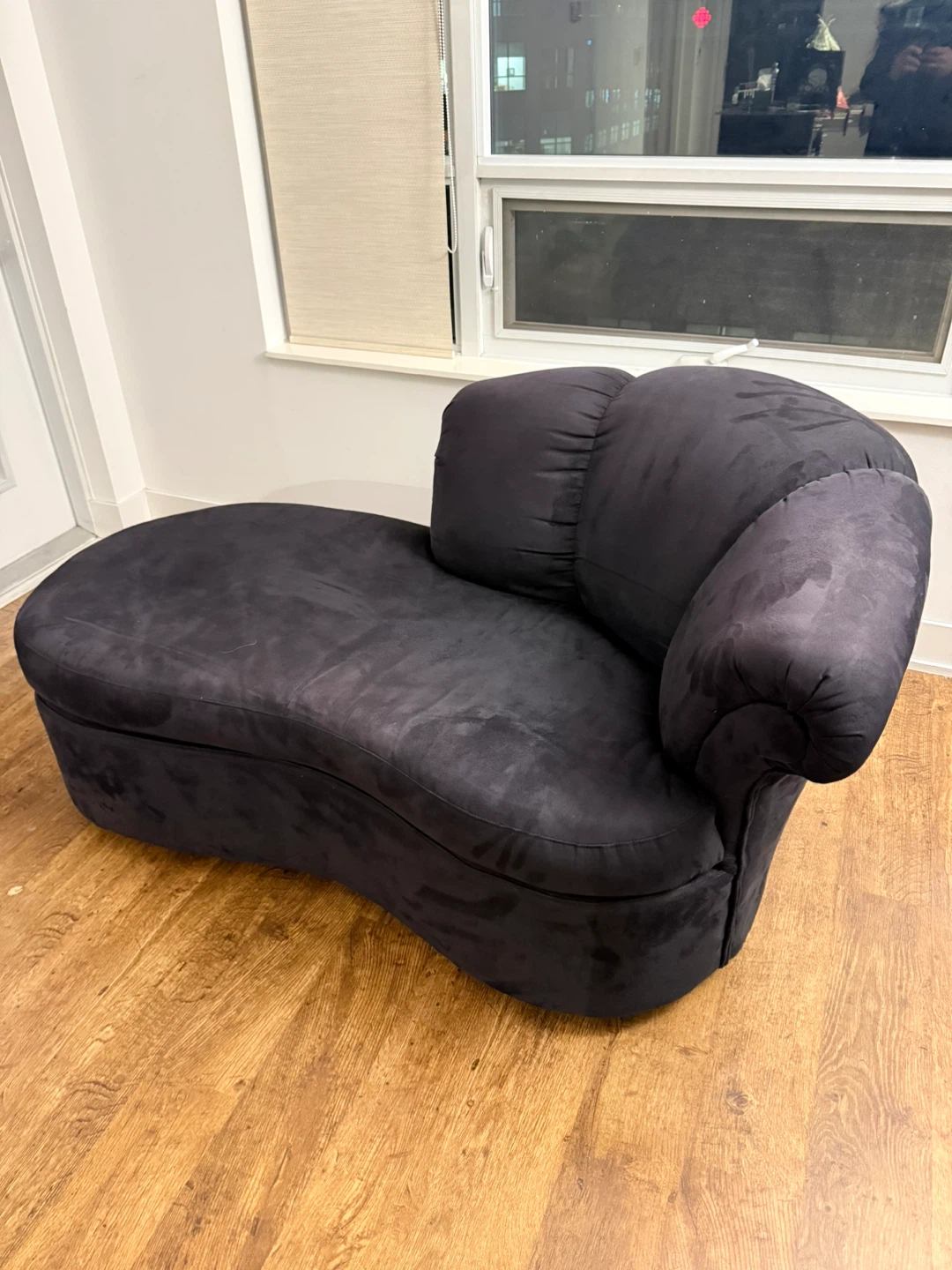 Black Chaise Lounge
