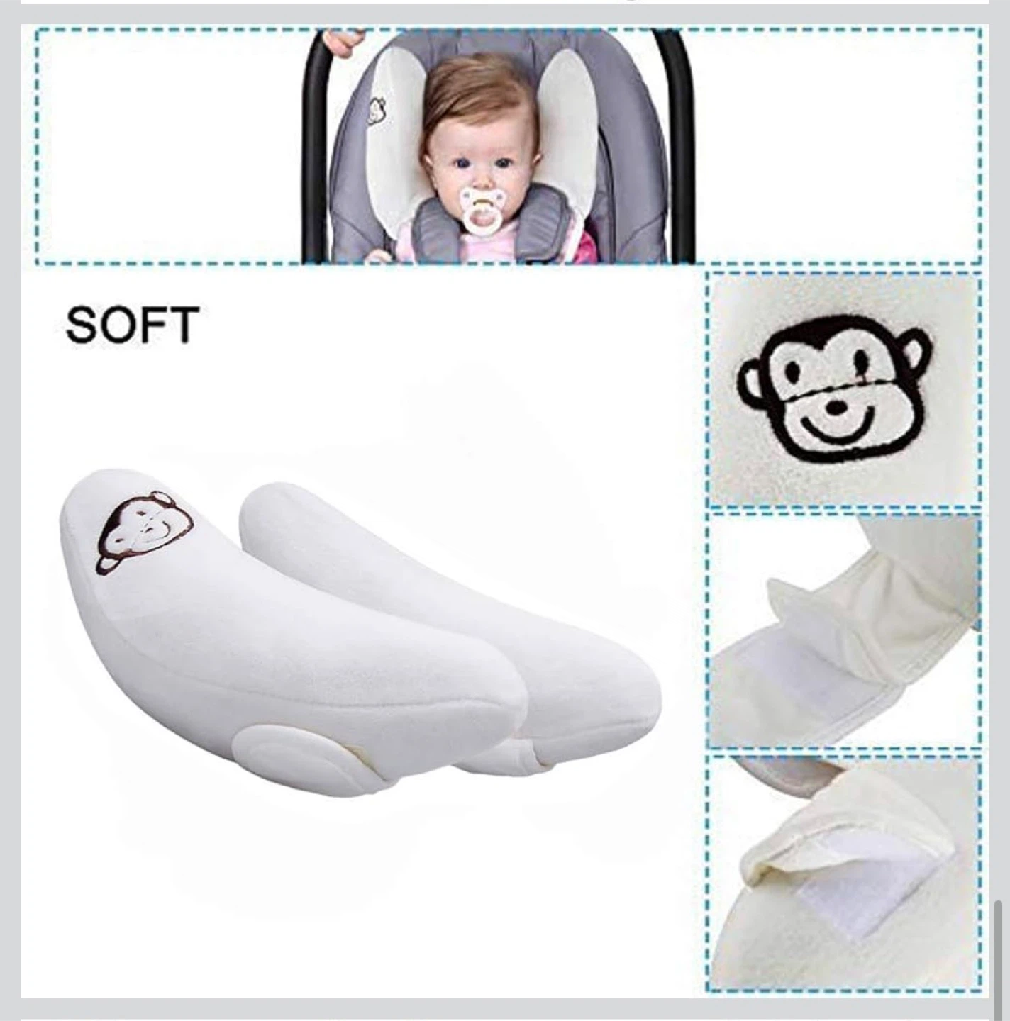 Baby Car Seat Head Support - 1-4 Years - photo 4