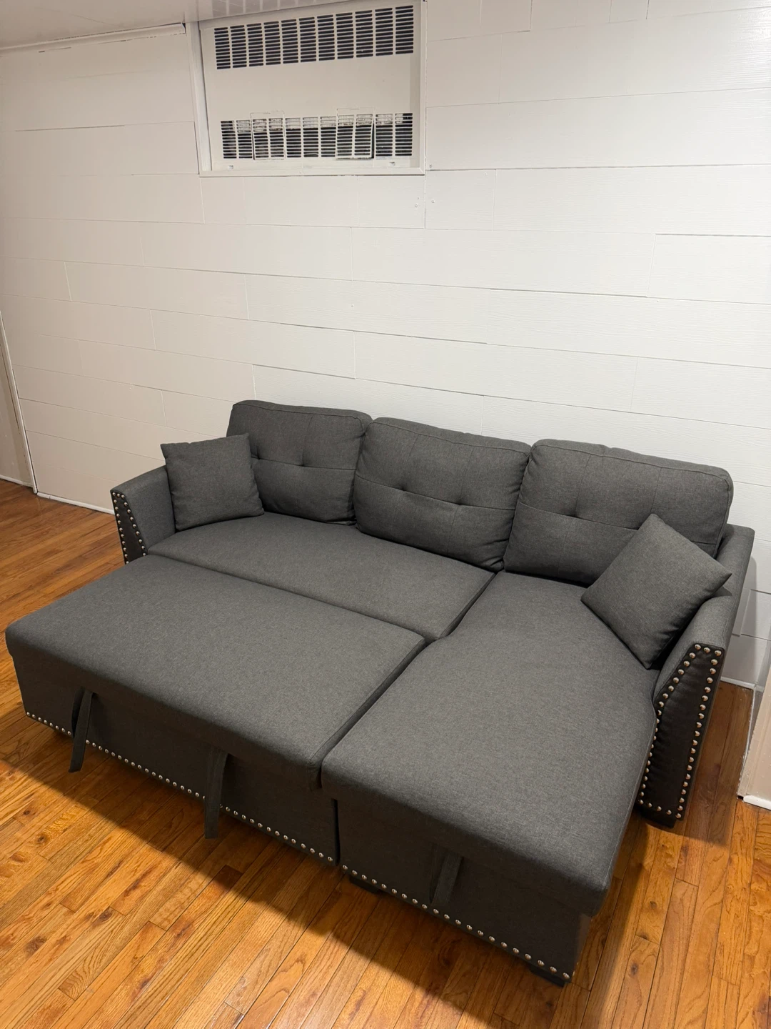 Gray Sectional Sofa with Storage - photo 5