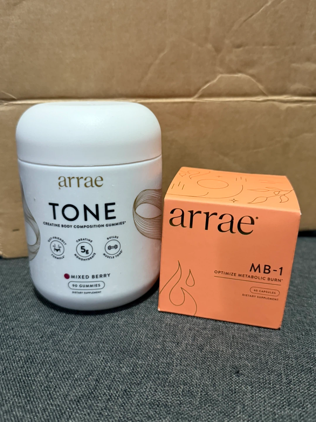 Arrae Tone Gummies & MB-1 Capsules Kit Duo
