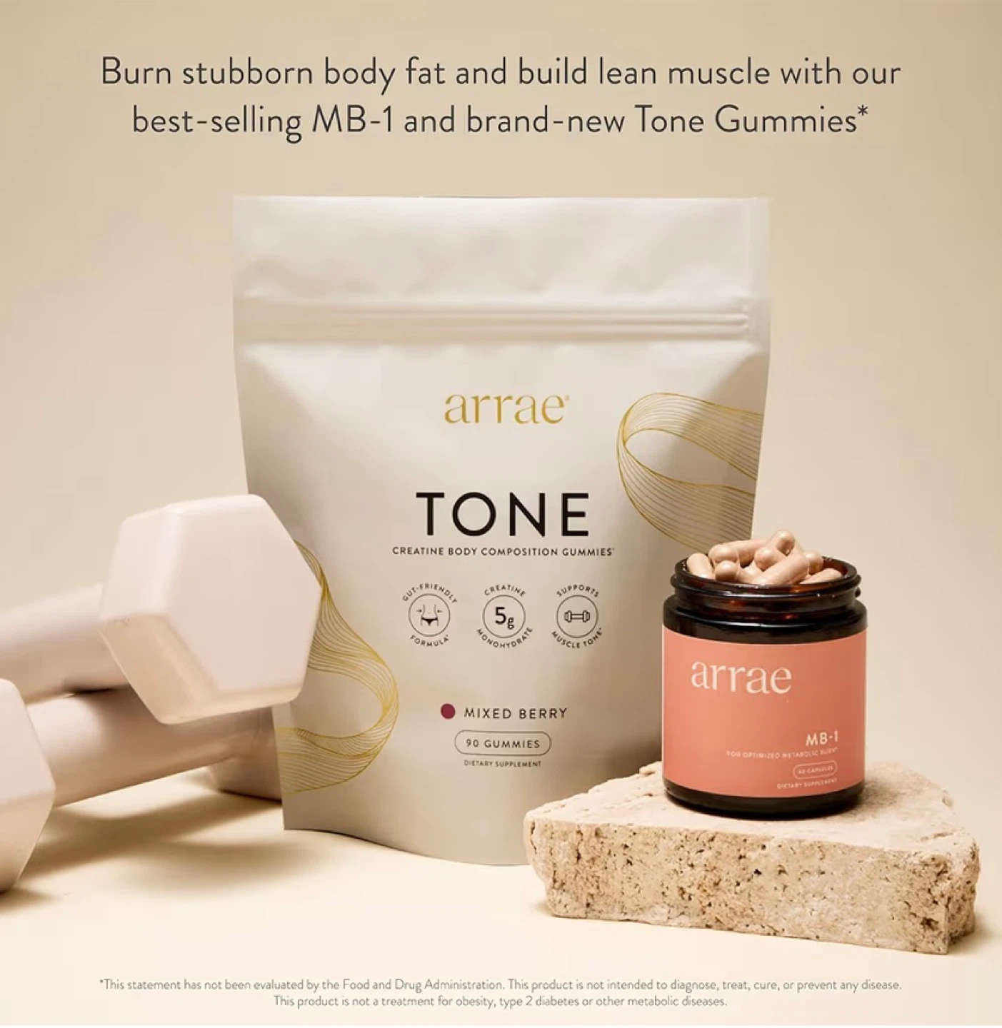 Arrae Tone Gummies & MB-1 Capsules Kit Duo - photo 4