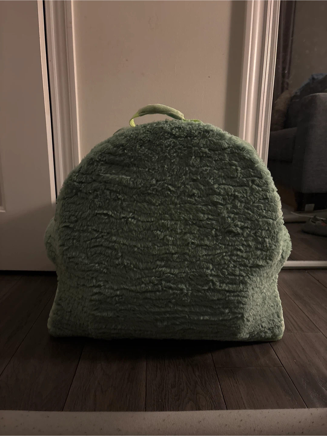 Green Dinosaur Fluffy Toddler Chair - photo 5